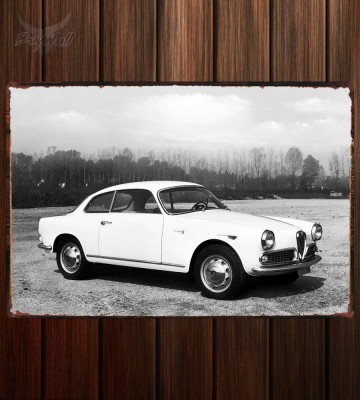 Металлическая табличка Alfa Romeo Giulietta Sprint (101)